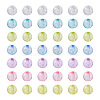 Cheriswelry 560Pcs 7 Colors Transparent Acrylic Beads MACR-CW0001-10-3