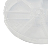 7 Grids Flat Round Polypropylene(PP) Bead Storage Containers CON-XCP0002-18-3