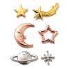 CHGCRAFT Universe Themed Alloy Cabochons FIND-CA0003-14-4