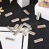 20Pcs Tibetan Style Alloy Rectangle Pendants TIBEP-TAG0001-01-14