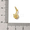 Rack Plating Brass Micro Pave Cubic Zirconia Ice Pick Pinch Bails KK-F883-15G-3