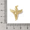 Rack Plating Brass Micro Pave Clear Cubic Zirconia Pendants KK-G504-13G-3