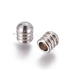 202 Stainless Steel Cord Ends X-STAS-E464-15P-1