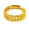 Brass Curb Chain Adjustable Rings for Women RJEW-G318-02B-G-2