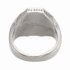 Men's Titanium Steel Finger Rings STAS-H102-AS-11-3