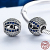 925 Sterling Silver European Beads STER-FF0009-19AS-09-2