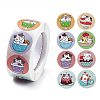 8 Patterns Paper Cartoon Sticker Rolls X-STIC-E001-16-1