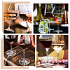BENECREAT 20Pcs 20 Style Cowboy Theme Alloy Wine Glass Charms with Glass Beads AJEW-BC0003-77-7