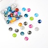 50Pcs Luminous Glass Cabochons sgGLAA-SZ0001-15B-1