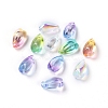 Transparent Glass Charms GLAA-H016-12L-1