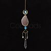Natural Agate Piece Hanging Ornaments PW-WG42030-01-1