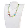 Acrylic Beads Kids Necklaces NJEW-JN02235-05-3