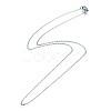 Ion Plating(IP) 304 Stainless Steel Cable Chain Necklaces NJEW-F262-04-1