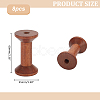 Wood Thread Bobbins TOOL-WH0159-36A-2