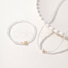 Glass Beaded Stretch Bracelets & Beaded Necklaces SS0956-2-2