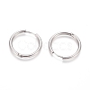 Small Huggie Hoop Earrings for Girl Women EJEW-F111B-25mm-PA-2