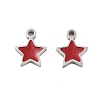 304 Stainless Steel Enamel Charms STAS-Z078-24P-1