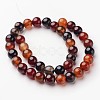 Natural Agate Beads Strands G-D845-02-8mm-2
