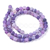 Natural Weathered Agate Beads Strands G-L534-01-6mm-3