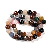 Natural Multi-Color Agate Beads Strands G-NH0021-A18-02-3