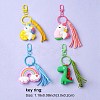 PVC Rainbow/Unicorn/Dinosaur Keychains KEYC-YW00007-3