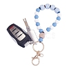 Silicone Round Beaded Keychain Wristlet KEYC-SW00006-04-1