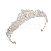 Rhinestone Hair Bands PW-WGED46A-08-1