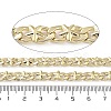 Rack Plating Brass Curb Chains CHC-F018-09G-03-2