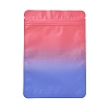Two Tone Rectangle Plastic Zip Lock Gift Bags OPP-B006-01A-03-1