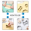 Tarnish Resistant 304 Stainless Steel Cookie Cutters DIY-E012-24-5