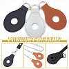 WADORN 3 Pairs 3 Colors PU Leather Bag Strap Suspension Clasp Finding FIND-WR0004-94-4