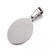 Non-Tarnish 304 Stainless Steel Pendants STAS-G102-38P-2