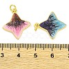 Brass Enamel Pendants KK-S401-14G-3