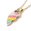 BFF/Best Friends Forever Alloy Pendant Necklaces X-NJEW-K124-02C-G-6