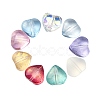 100Pcs 10 Colors Transparent Glass Beads GLAA-CJ0001-56-5