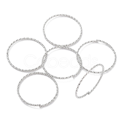 Non-Tarnish 201 Stainless Steel Open Jump Rings STAS-K259-01P-1