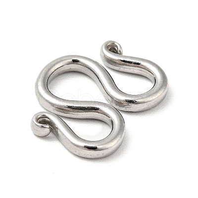 Non-Tarnish 304 Stainless Steel Clasps X-STAS-C056-14P-1