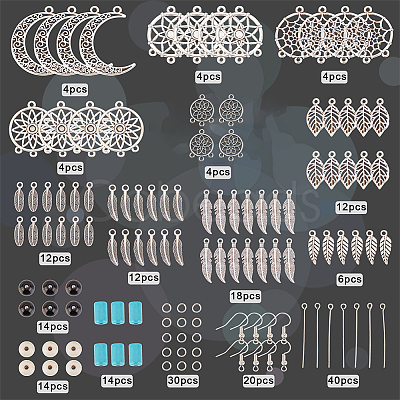 SUNNYCLUE DIY Bohemia Chandelier Earring Making Kit DIY-SC0020-94-1