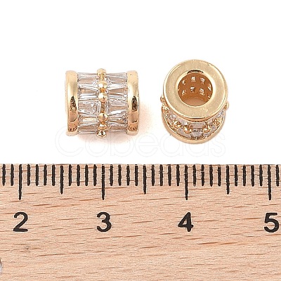 Brass European Beads KK-B100-028G-1