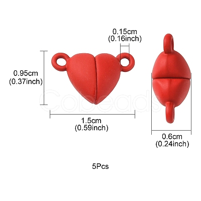 Alloy Magnetic Clasps PALLOY-YW0001-38-1