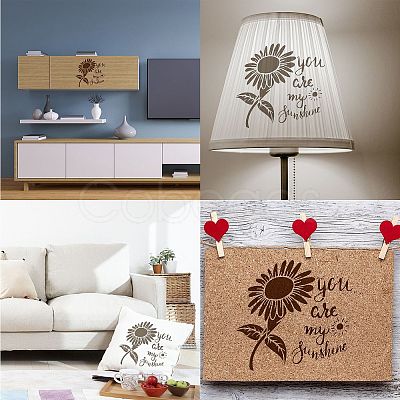 Plastic Drawing Painting Stencils Templates DIY-WH0244-006-1