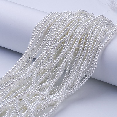 Glass Pearl Beads Strands HY-3D-B01-1