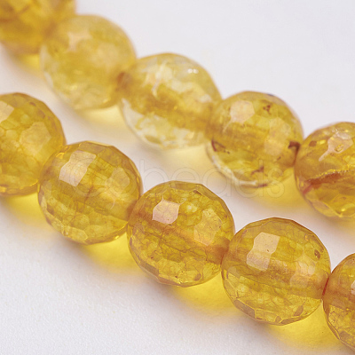 Natural Quartz Crystal Beads Strands G-G099-F6mm-19-1