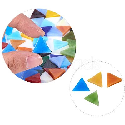 Mosaic Glass Cabochons GLAA-PH0005-02-1