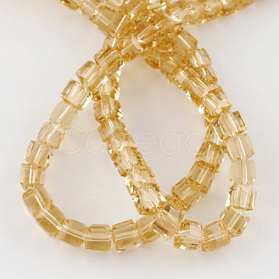 Glass Bead Strands X-GLAA-R041-8x8mm-16-1