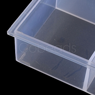 12 Grids Transparent Plastic Jewelry Trays CON-K002-02C-1