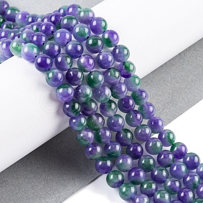 Natural Malaysia Jade Beads Strands G-A146-8mm-C12-1