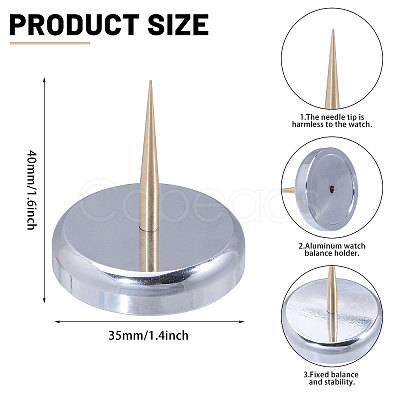 Aluminum Watch Movement Supplies FIND-WH0148-086-1