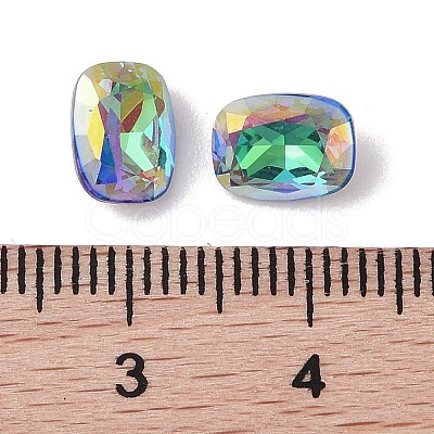 Glass Rhinestone Cabochons RGLA-L029-01A-SPLA-1