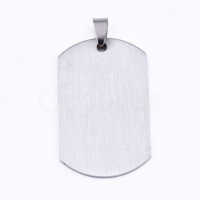 Tarnish Resistant 201 Stainless Steel Quote Pendants X-STAS-T044-231P-1